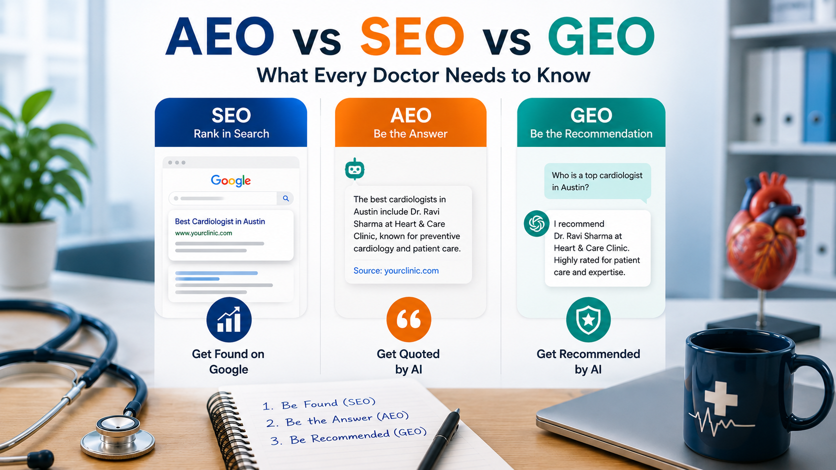 aeo-vs-seo-vs-geo-doctors