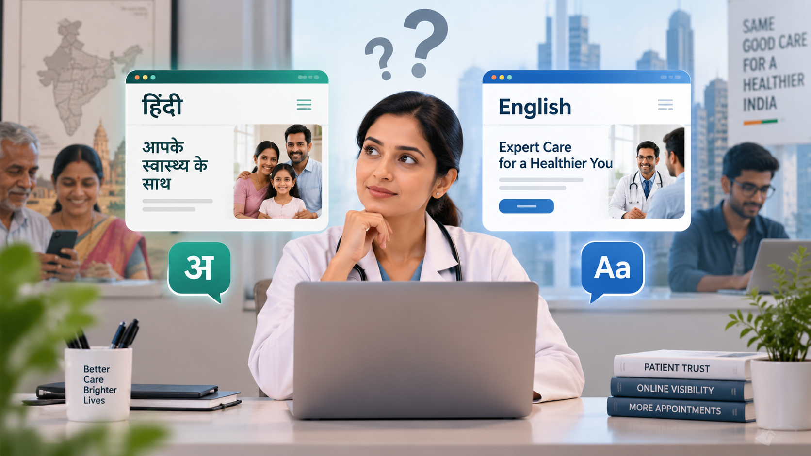 hindi-vs-english-clinic-website